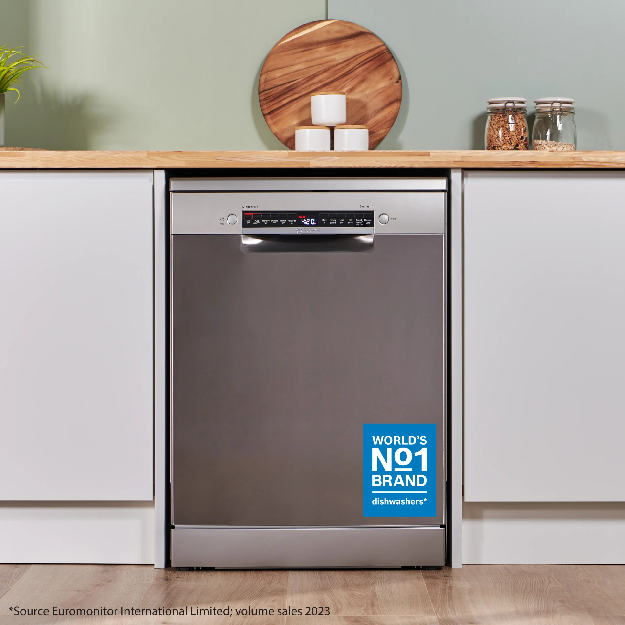 Bosch SMS4EKI06G - Series 4 Free-standing dishwasher 60 cm Brushed steel anti-fingerprint - Image 5
