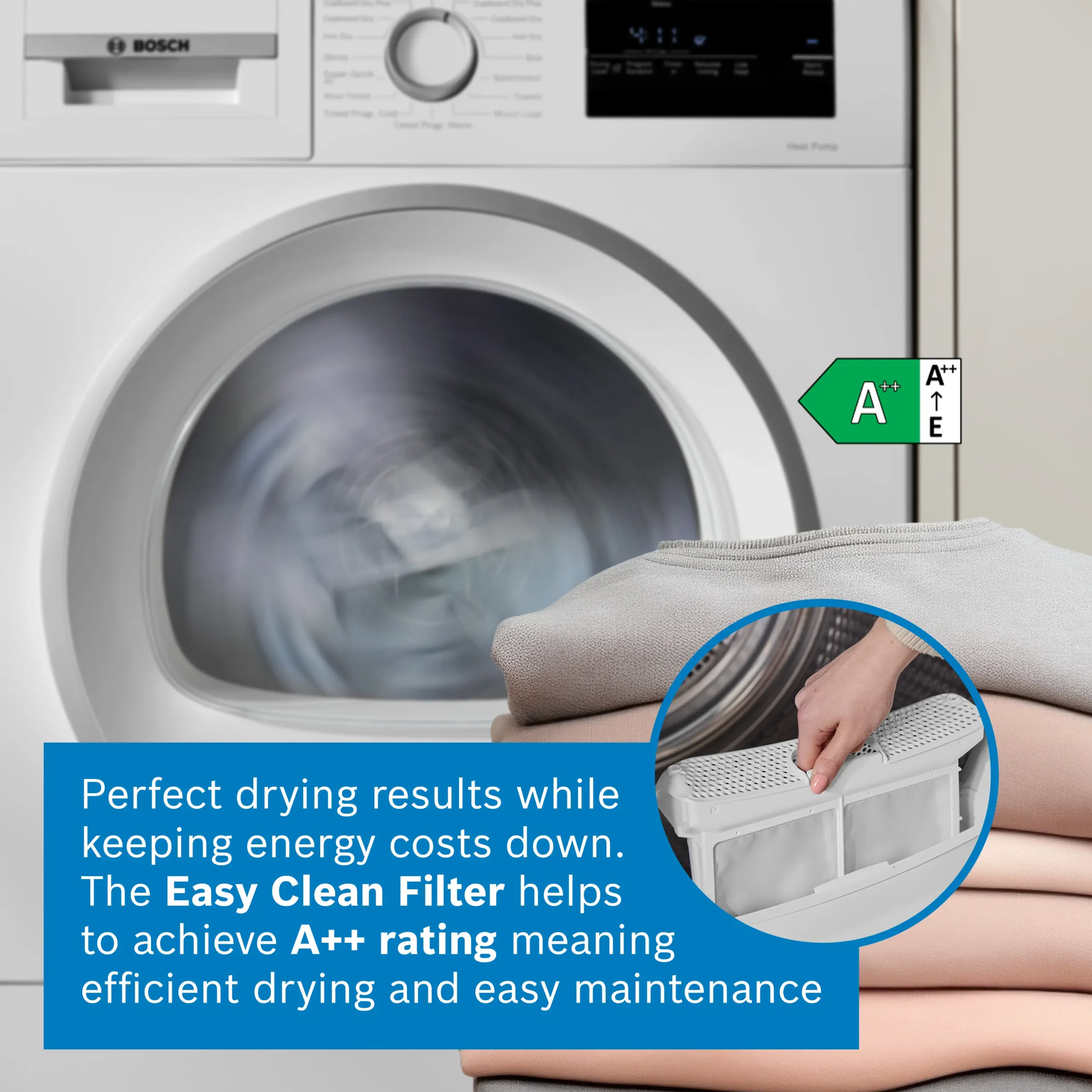 Bosch WTH85226GB - Series 4 Heat pump tumble dryer, front loader 8 kg - Image 6
