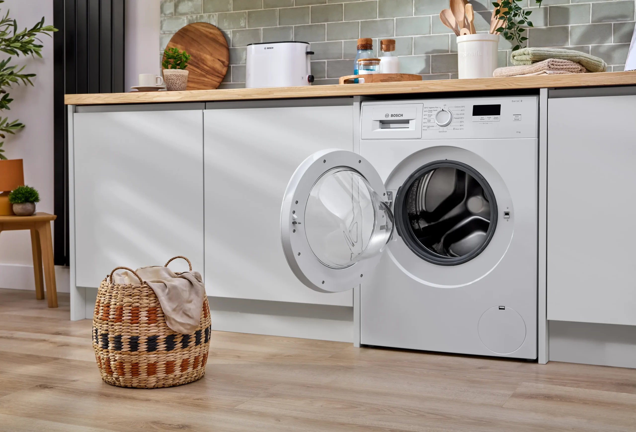 Bosch WGE03408GB - Series 2 Washing machine, front loader 8 kg max. 1400 rpm - Image 5